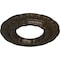 Ekena Millwork Lisbon Ceiling Medallion (Fits Canopies up to 7"), 15 3/8"OD x 7"ID x 1"P, Stone Hearth Crackle CM15LISHC - alternate 2